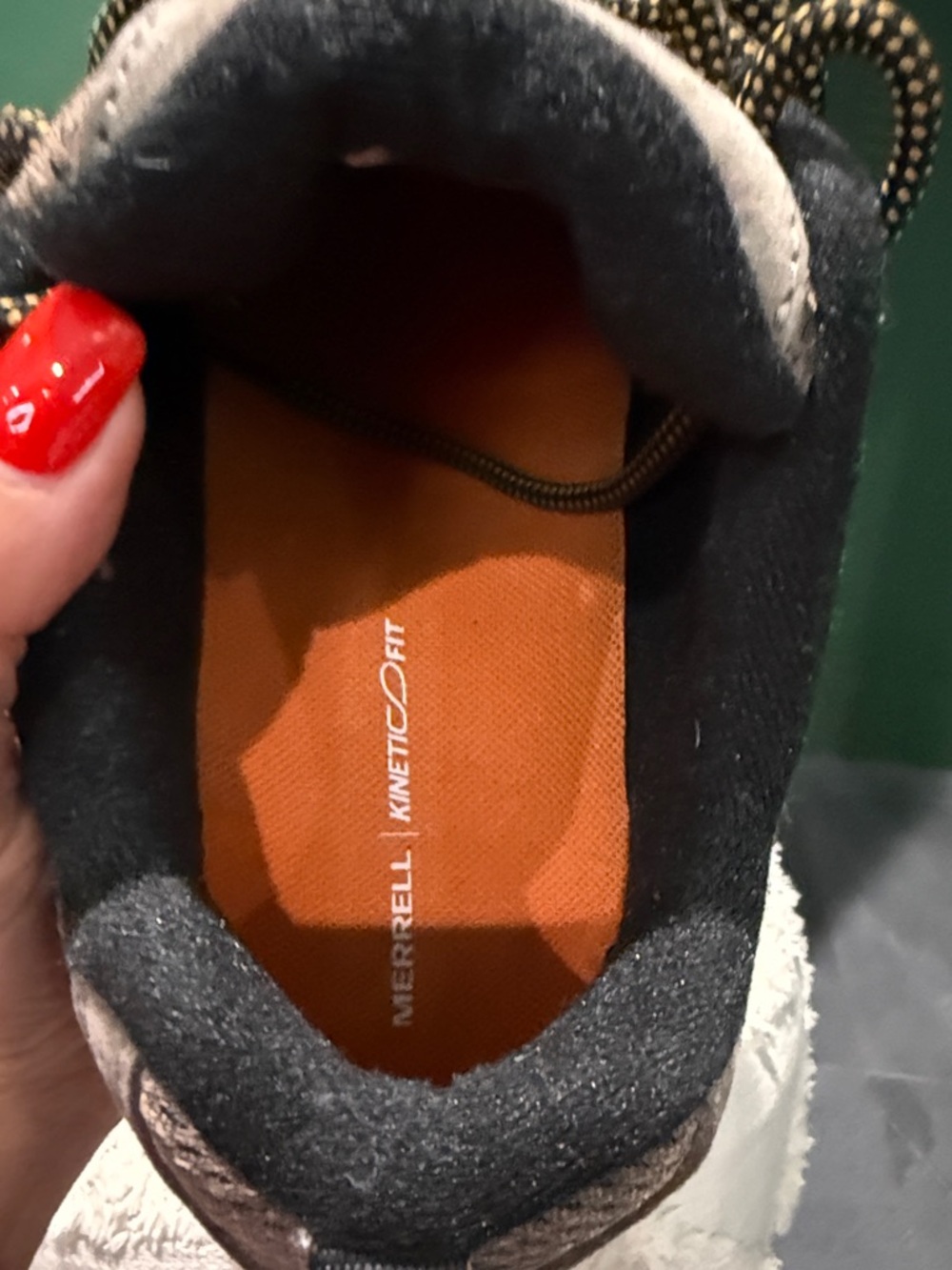 Merrell Men's Gray and Black Trail Running Shoes - Picture 7 of 9